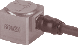 Kistler, Model, 8791A250, K-Shear, Miniature, Triaxial, Accelerometer