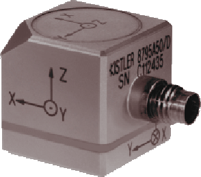 Kistler, Model, 8795A50M10, PiezoSMART, Triaxial Accelerometer