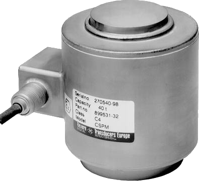 Stainless Steel, Compression, Load Cell, Revere Transducers, Model CSP-M